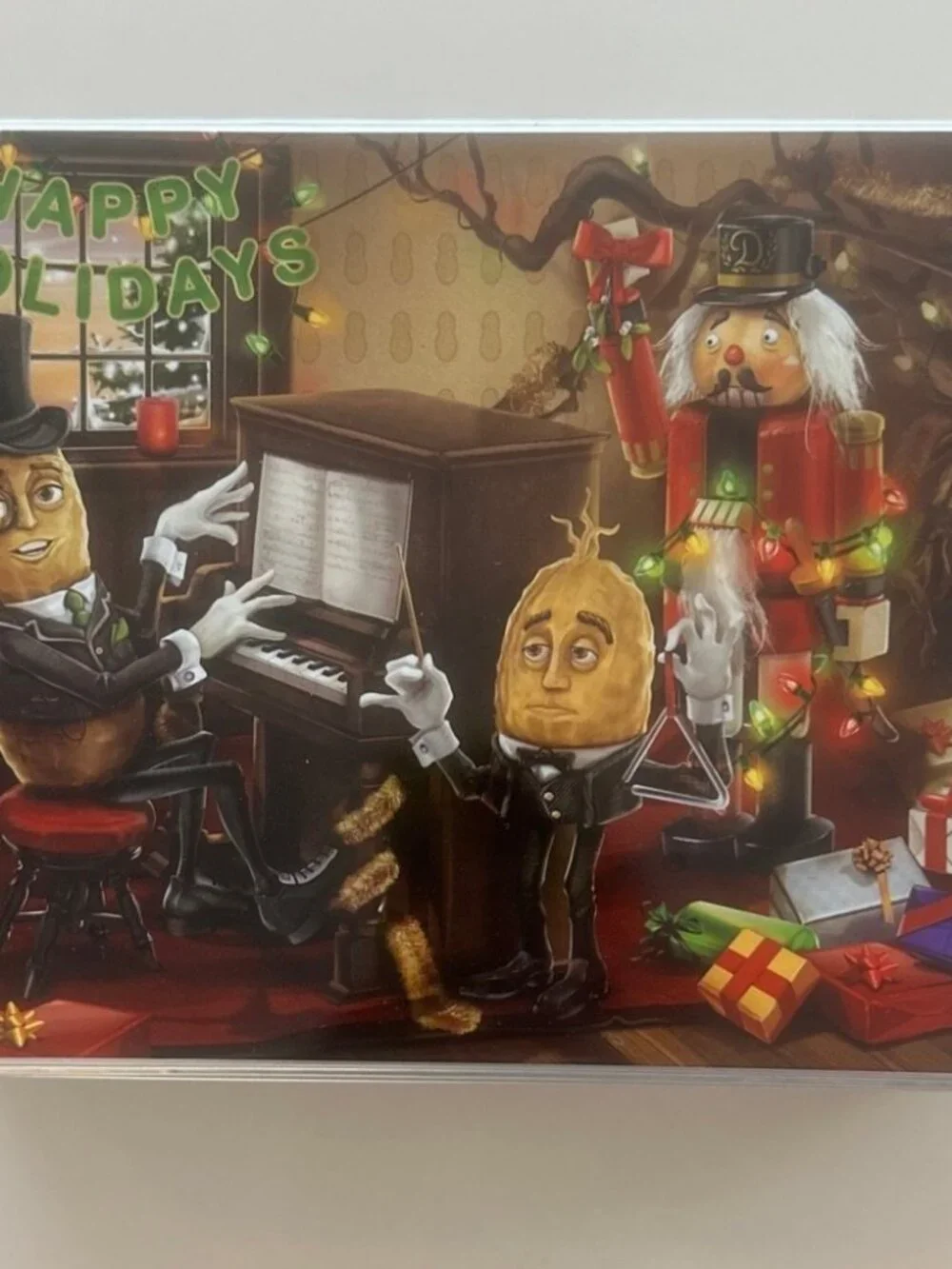 Holiday Tin Happy Holidays Nutcracker Peanuts Christmas Collectible